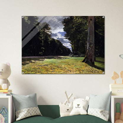 The Pave de Chailly in the Fontainbleau Forest - claude monet Acrylic Print - 70x100 cm / 28x40″ inches