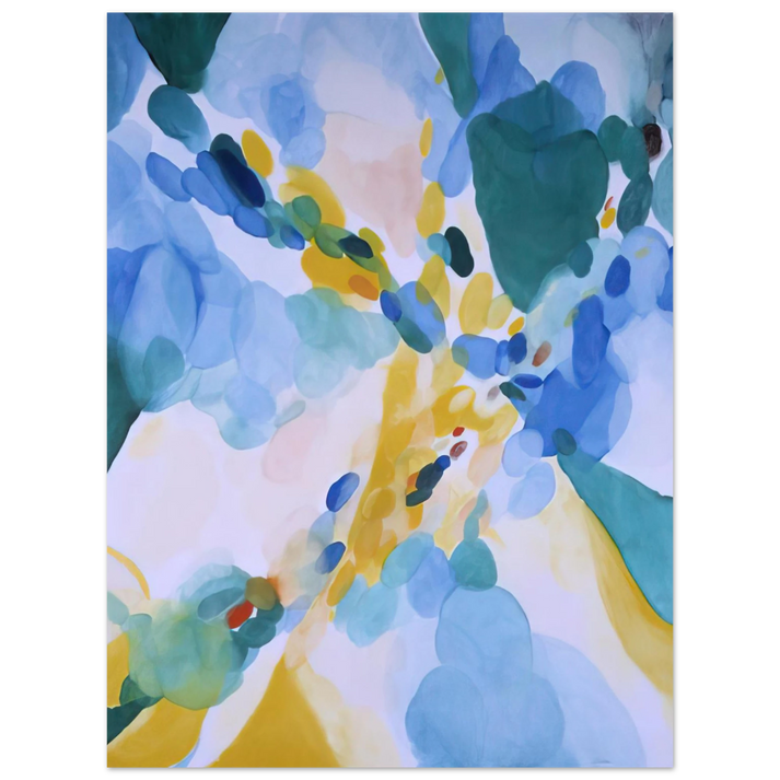 Alice Baber - Red Passage  75x100 cm / 30x40inches Fine Art Poster