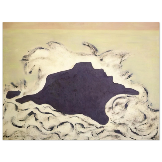 Milton Avery - Advancing Sea - 1953 Fine Art Poster - Default Title