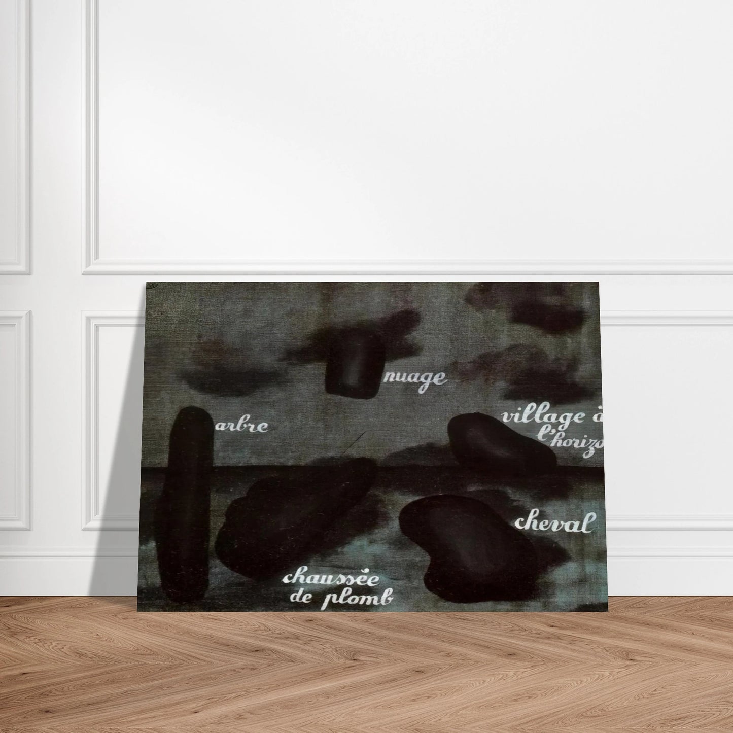SWIFT HOPE 1928 - Rene Magritte Brushed Aluminum Print - 70x100 cm / 28x40 inches | Rene Magritte Aluminum Print | Rene Magritte Prints