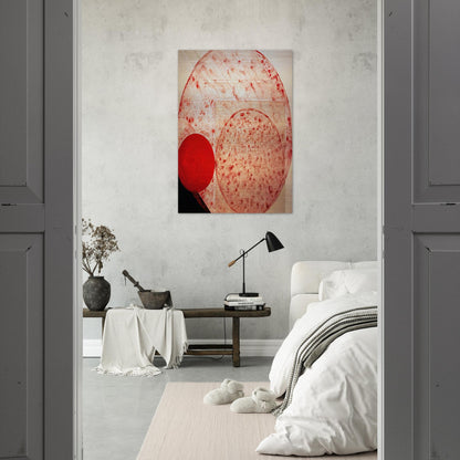 Painting. Red - 1987 - Lygia Pape Brushed Aluminum Print - 70x100 cm / 28x40 inches | Lygia Pape Aluminum Print | Lygia Pape Prints