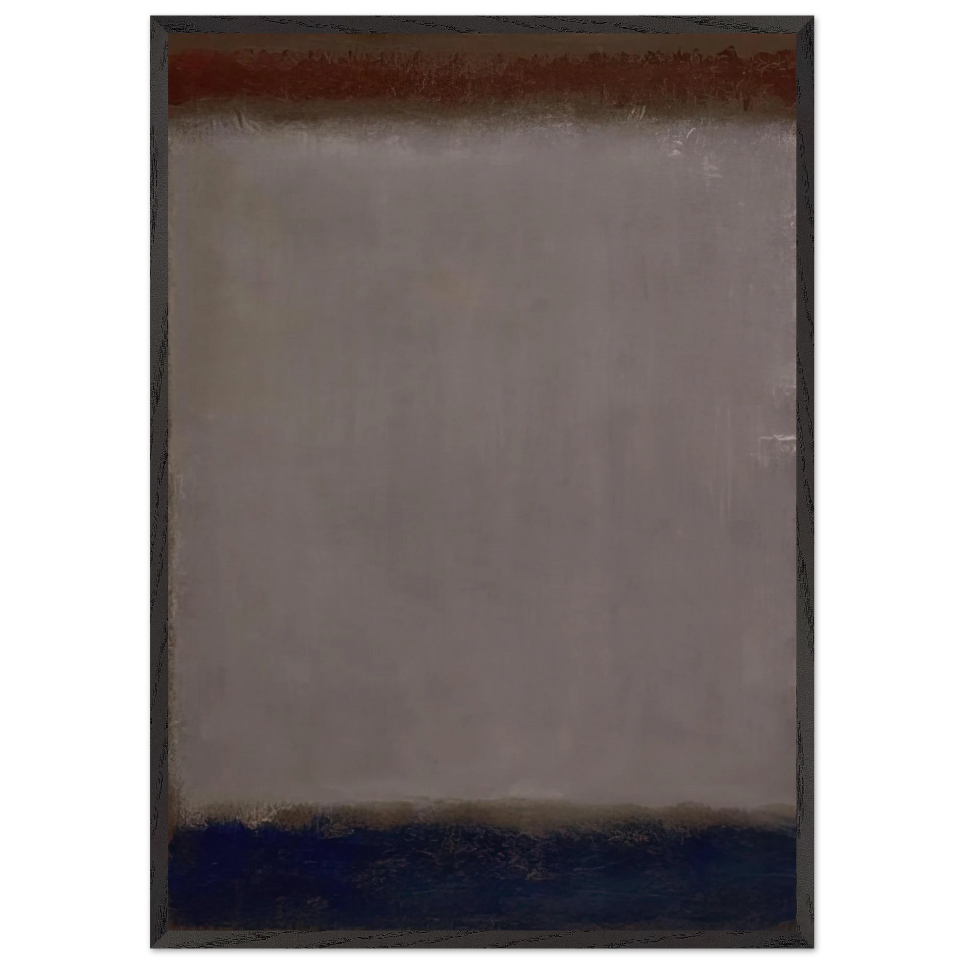 Lavender and Mulberry - 1959 - Mark Rothko Framed Art Print – Black Wooden Frame - Default Title - -Framed Art Print