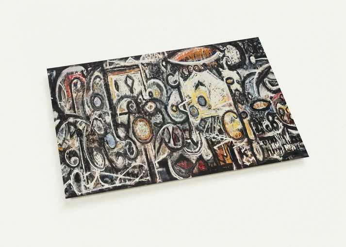 Fugue Number 2 - 1943 By Richard Pousette-Dart Pack of 10 Post Cards | Richard Pousette-Dart Post Cards | A6 (10.5 x 14.8 cm) - 4.1 x 5.8 inches