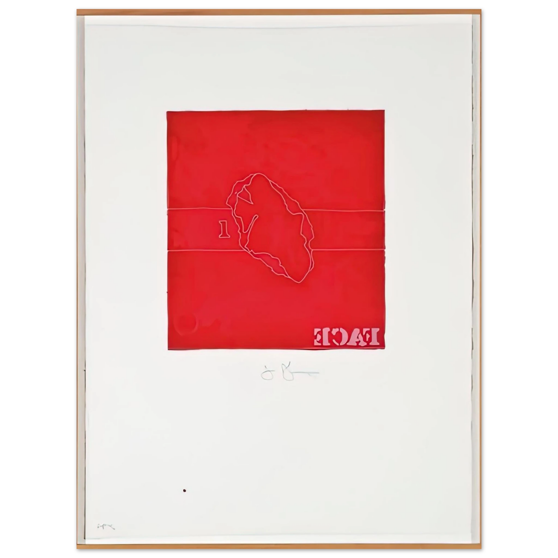 Jasper Johns - FACE CASTS FROM UNTITLED SERIES 1974 Fine Art Poster - Default Title