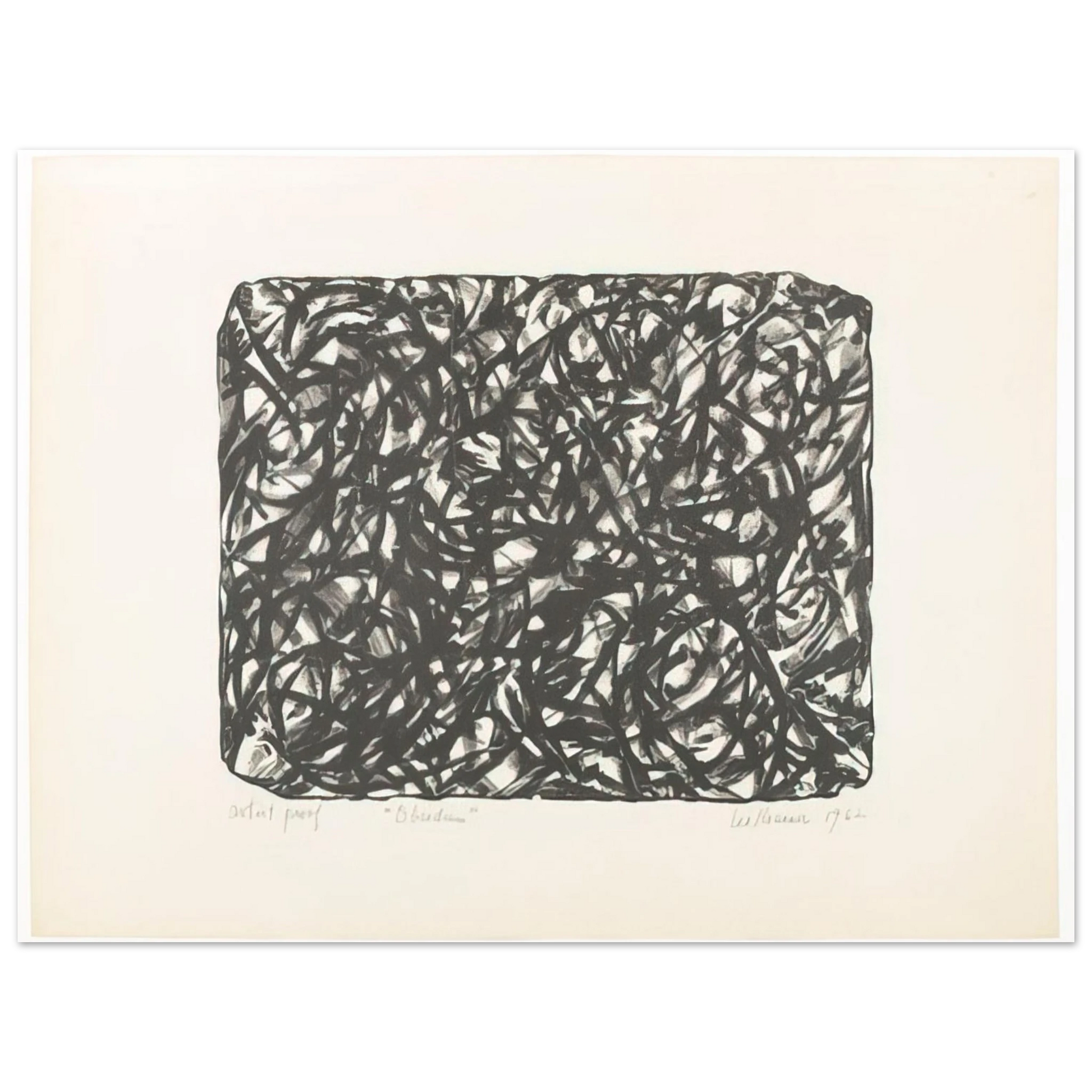 Lee Krasner - Obsidian Fine Art Poster - Default Title