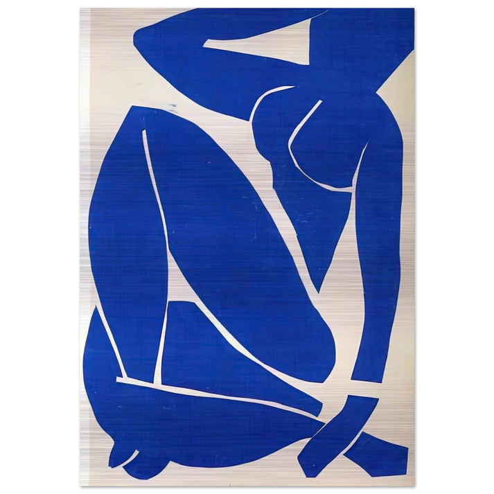 BLUE NUDE - Henri Matisse Brushed Aluminum Print - 70x100 cm / 28x40 inches | Henri Matisse Aluminum Print | Henri Matisse Prints