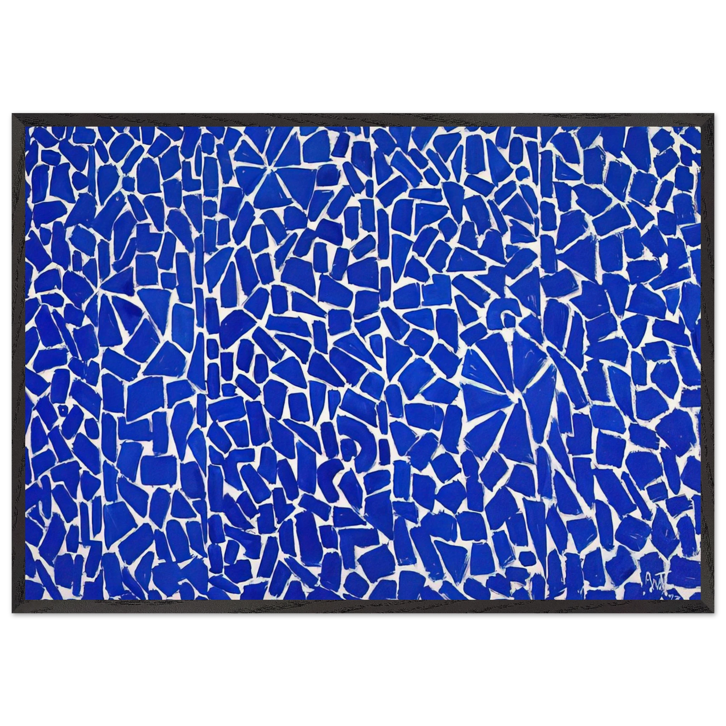 ELYSIAN FIELDS 1973 - Alma Woodsey Thomas Framed Art Print – Black Wooden Frame - Default Title - -Framed Art Print