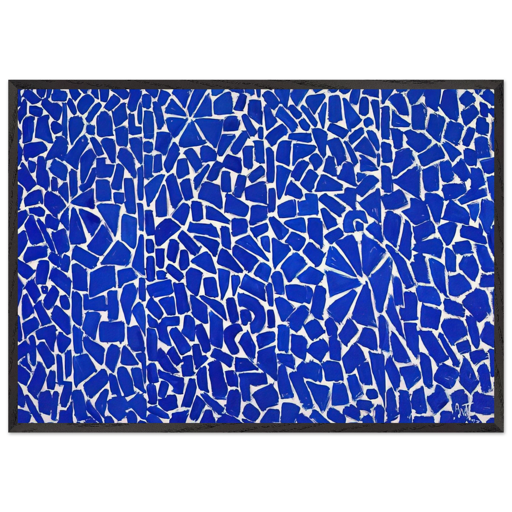 ELYSIAN FIELDS 1973 - Alma Woodsey Thomas Framed Art Print – Black Wooden Frame - Default Title - -Framed Art Print