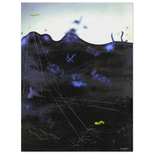 Yves Tanguy - Blue Bed Fine Art Poster - Default Title