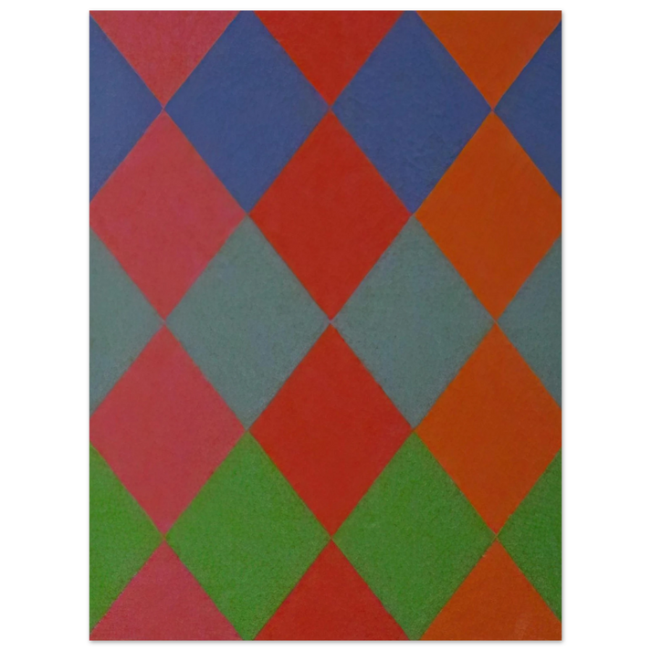 Max Bill - Geometric Composition - 1966  75x100 cm / 30x40inches Fine Art Poster