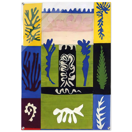 CUT OUTS 5 - Henri Matisse Acrylic Print - 70x100 cm / 28x40″ inches
