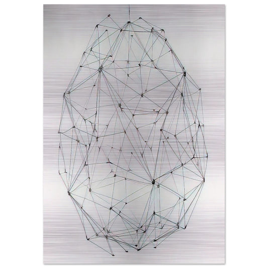 Esfera N° 5 - 1977 - Gego Brushed Aluminum Print - 70x100 cm / 28x40 inches | Gego Aluminum Print | Gego Prints