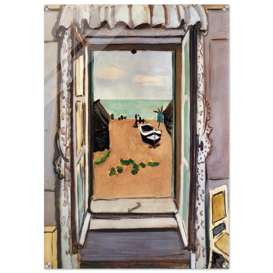 OPEN WINDOW ETRETAT 1920 - Henri Matisse Acrylic Print - 70x100 cm / 28x40″ inches | Henri Matisse Wall Art | Henri Matisse Prints