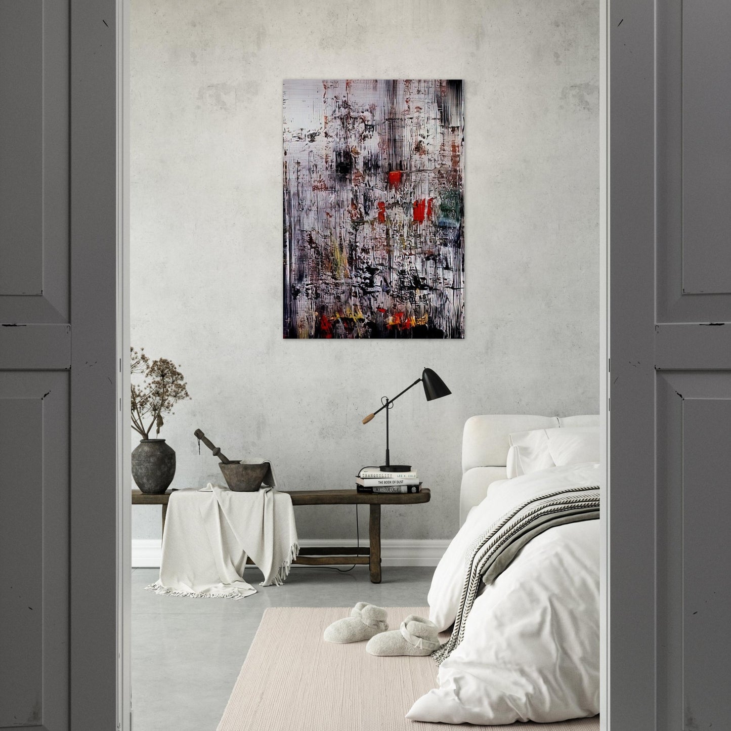 ICE 2 - Gerhard Richter Brushed Aluminum Print - 70x100 cm / 28x40 inches | Gerhard Richter Aluminum Print | Gerhard Richter Prints