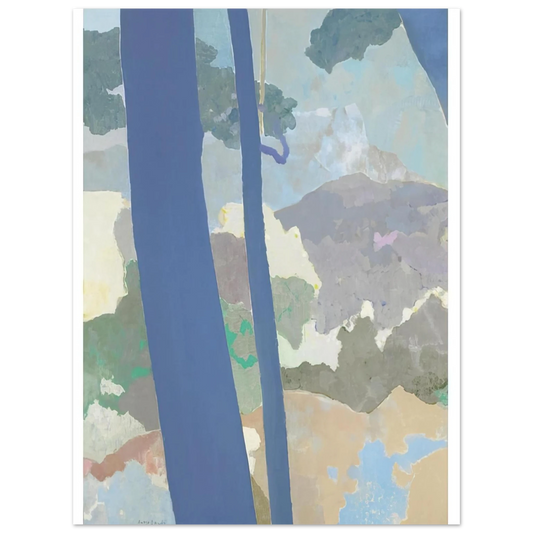 Kenzo Okada - Landscape - Abstract Expressionism Fine Art Poster - Default Title