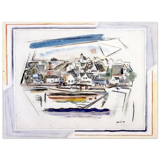 John Marin - Stonington Maine - 1923 Fine Art Poster - Default Title