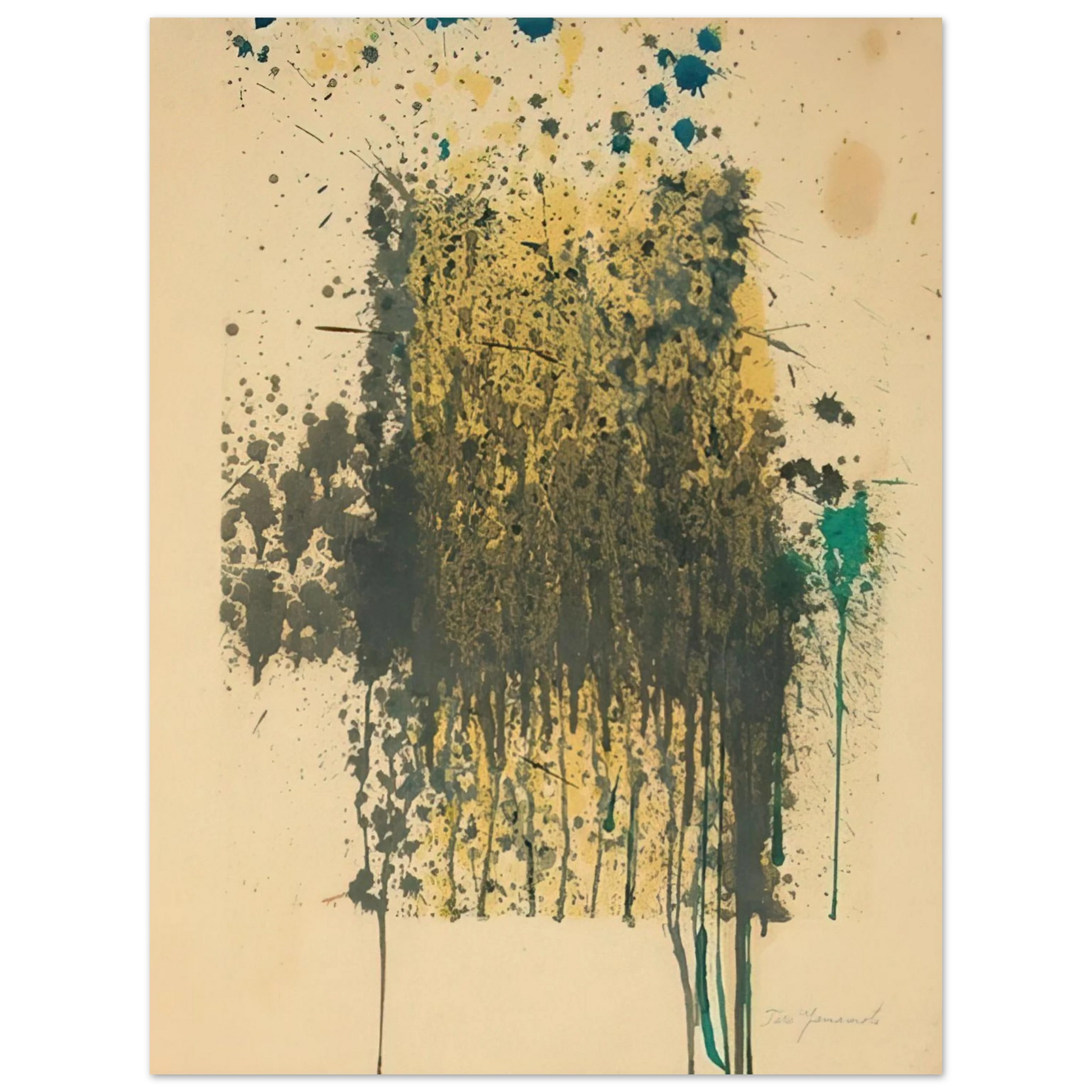 Taro Yamamoto - UNTITLED ABSTRACT Fine Art Poster - Default Title