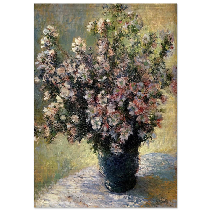 Vase of Flowers - claude monet Brushed Aluminum Print - 70x100 cm / 28x40 inches | claude monet Aluminum Print | claude monet Prints