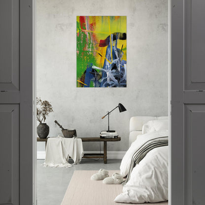 KORN - Gerhard Richter Brushed Aluminum Print - 70x100 cm / 28x40 inches | Gerhard Richter Aluminum Print | Gerhard Richter Prints