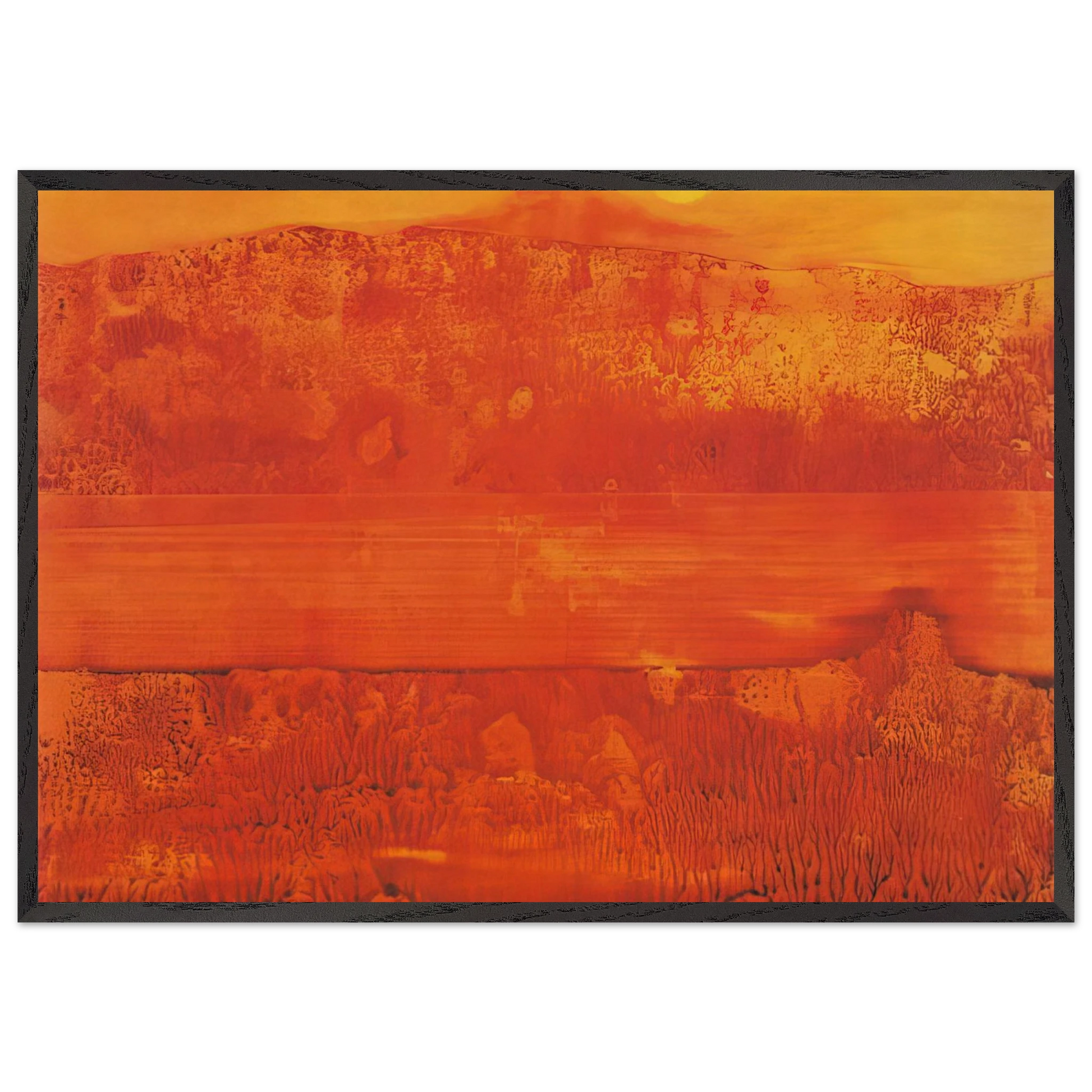 The Obscure Gods - Max Ernst Framed Art Print – Black Wooden Frame - Default Title - -Framed Art Print