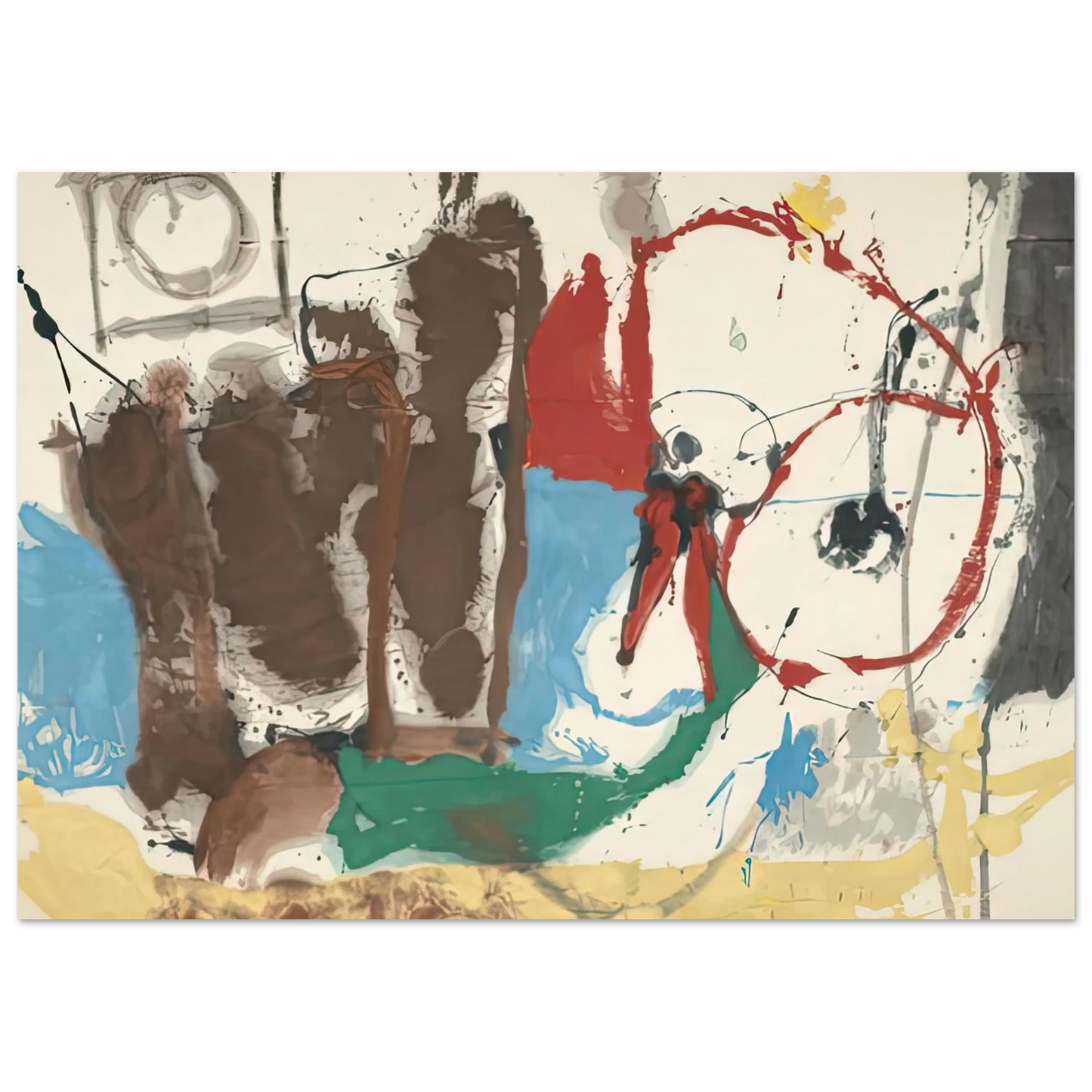 Helen Frankenthaler - Mother Goose Melody, 1959- Wall Art - 28x40 inches / 70x70 cm - Canvas (Imperial) - -