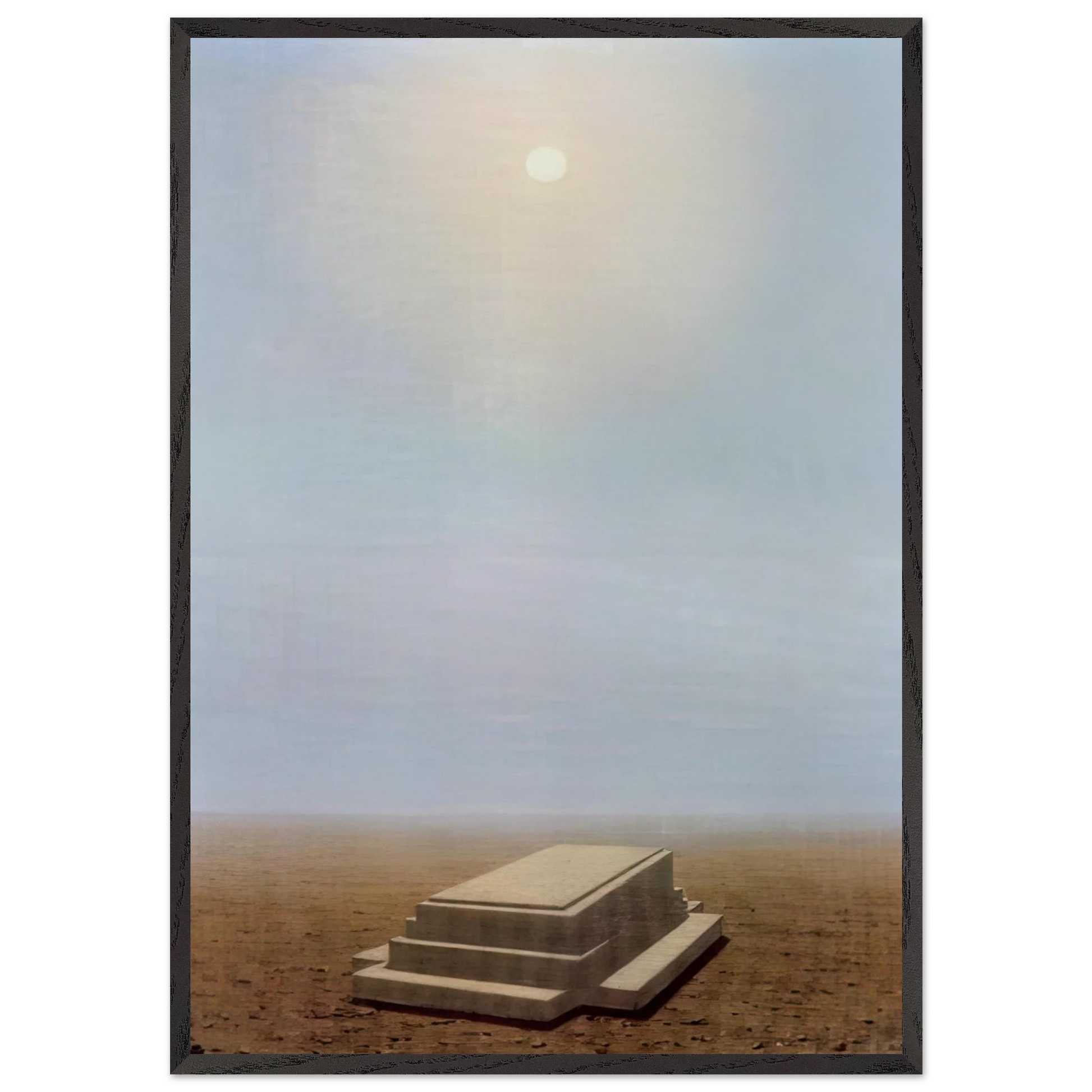 THE BEYOND 1938 - Rene Magritte Framed Art Print – Black Wooden Frame - Default Title - -Framed Art Print