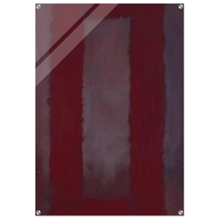 Red on Maroon - 1959 - Mark Rothko Acrylic Print - 70x100 cm / 28x40″ inches | Mark Rothko Wall Art | Mark Rothko Prints
