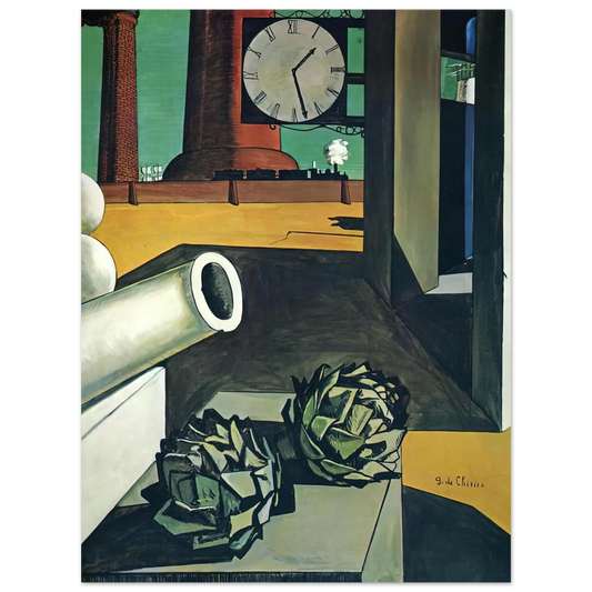 Giorgio de Chirico - THE CONQUEST OF THE PHILOSOPHER 1914 Fine Art Poster - Default Title