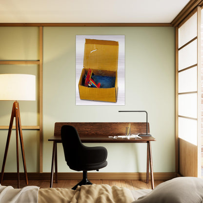 Ins Meer - 1970 - Dieter Roth Brushed Aluminum Print - 70x100 cm / 28x40 inches | Dieter Roth Aluminum Print | Dieter Roth Prints