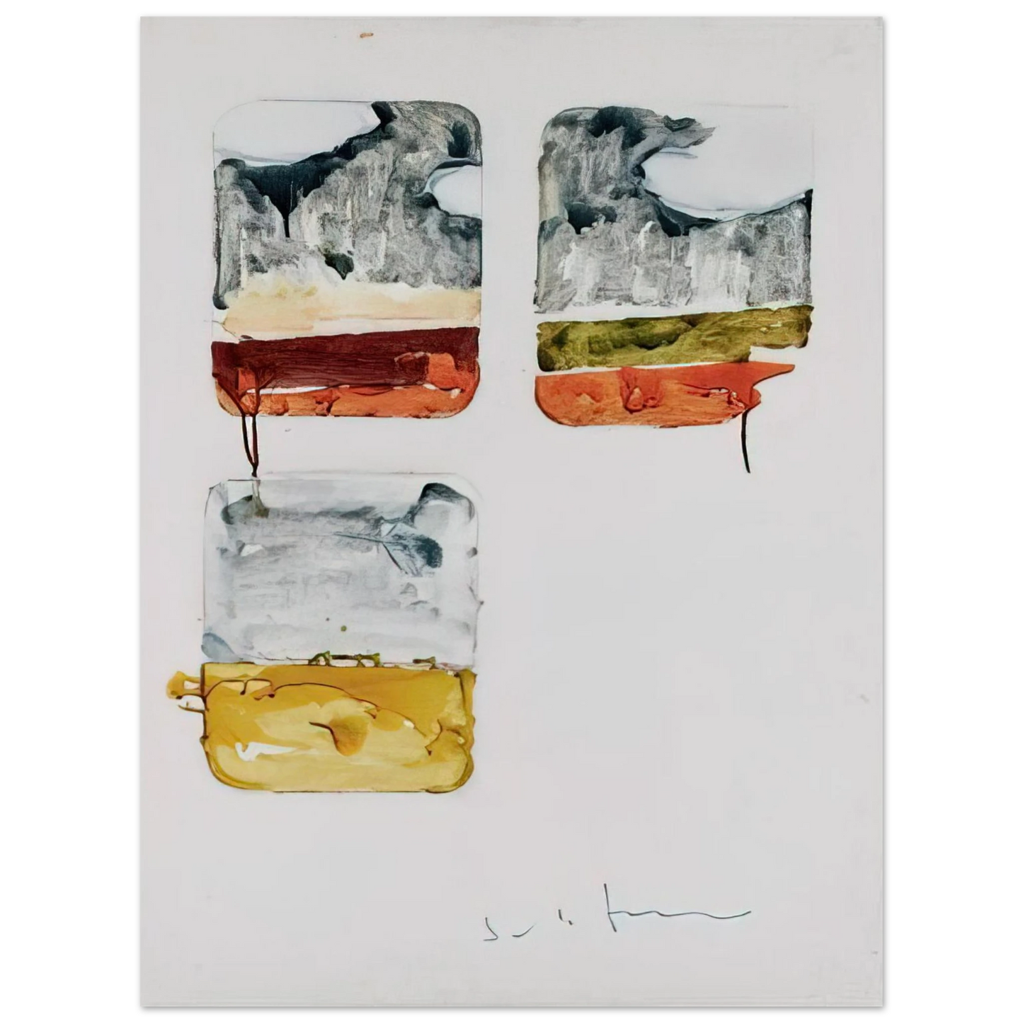 Mario Schifano - Untitled - 1979 Fine Art Poster - Default Title