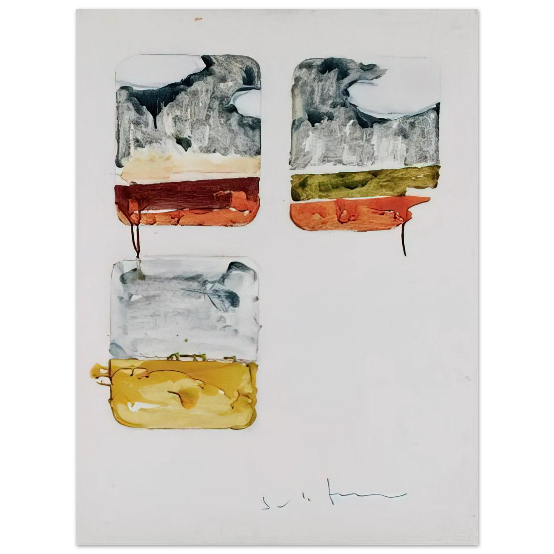 Mario Schifano - Untitled - 1979 Fine Art Poster - Default Title