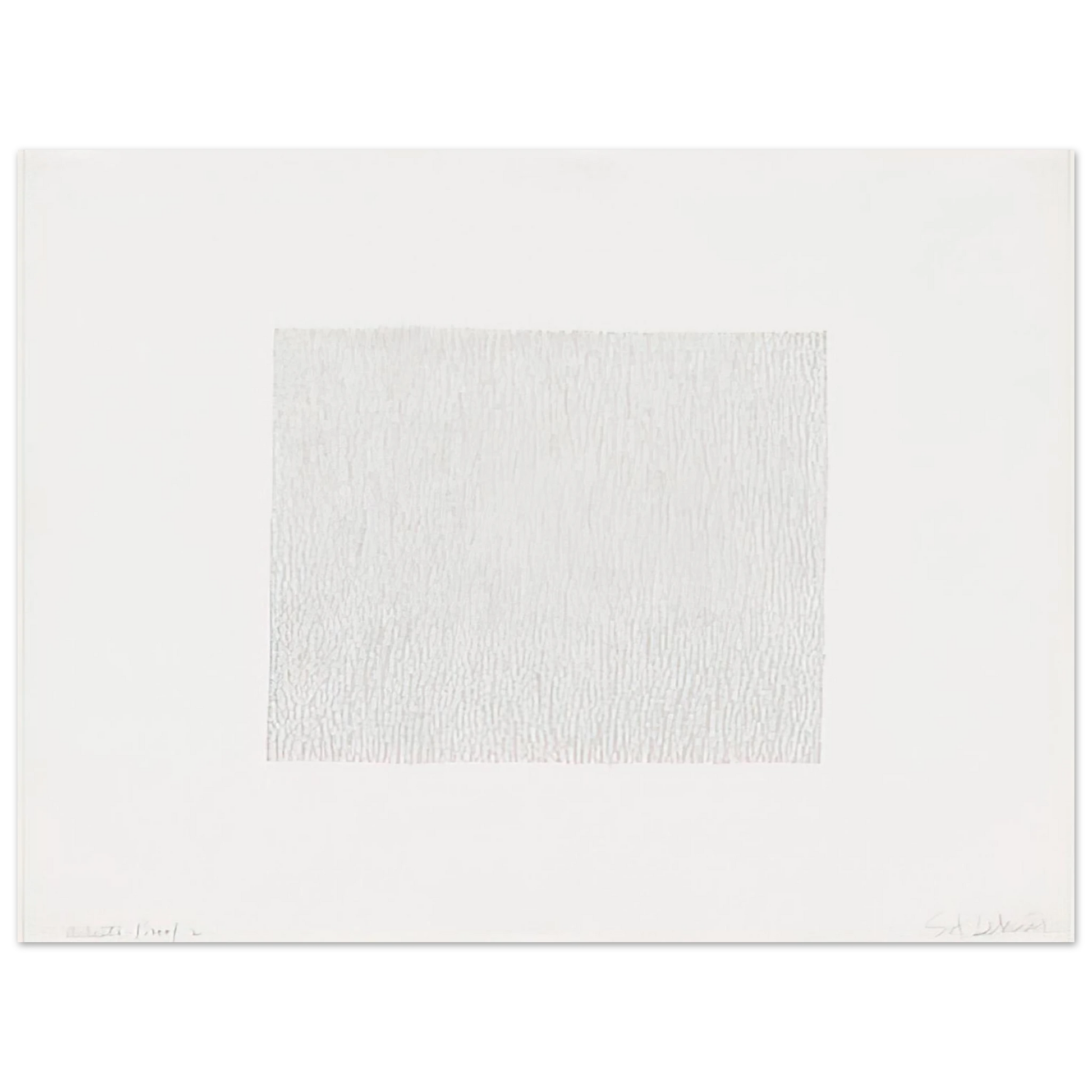 Sol LeWitt - Vertical Lines, Not Touching Fine Art Poster - Default Title