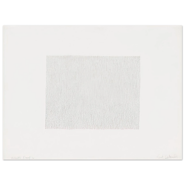 Sol LeWitt - Vertical Lines, Not Touching  75x100 cm / 30x40inches Fine Art Poster