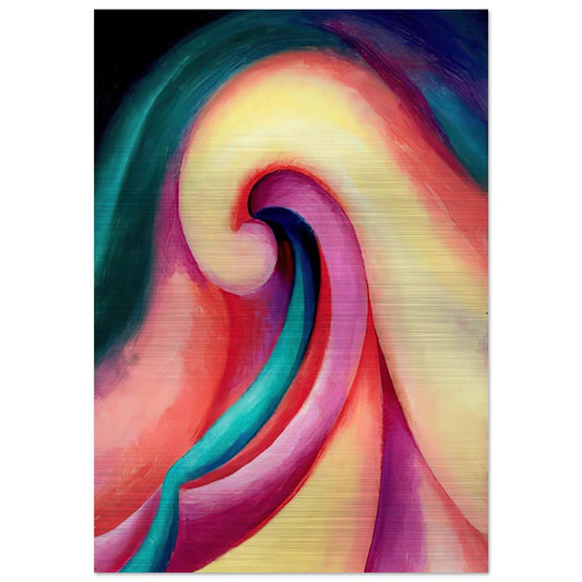 Series I, No. 3 - Georgia O'Keeffe Brushed Aluminum Print - 70x100 cm / 28x40 inches | Georgia O'Keeffe Aluminum Print | Georgia O'Keeffe Prints