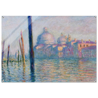 The Grand Canal in Venice 01 - claude monet Acrylic Print - 70x100 cm / 28x40″ inches