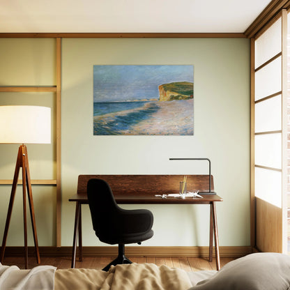 Pourville, near Dieppe - claude monet Brushed Aluminum Print - 70x100 cm / 28x40 inches | claude monet Aluminum Print | claude monet Prints
