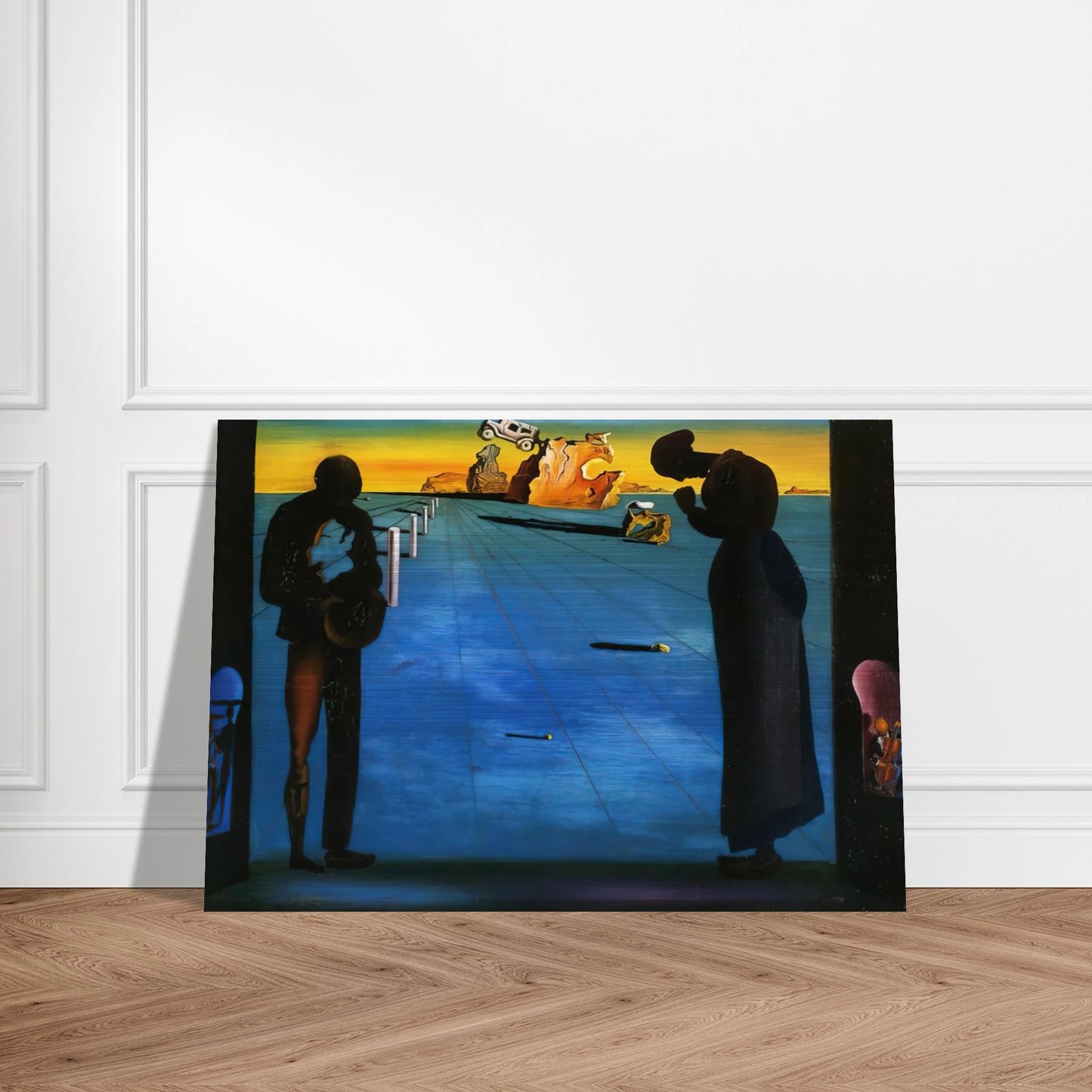 ANGELUS - Salvador Dali Brushed Aluminum Print - 70x100 cm / 28x40 inches | Salvador Dali Aluminum Print | Salvador Dali Prints