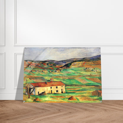 Gardanne - Paul Cézanne Acrylic Print - 70x100 cm / 28x40″ inches