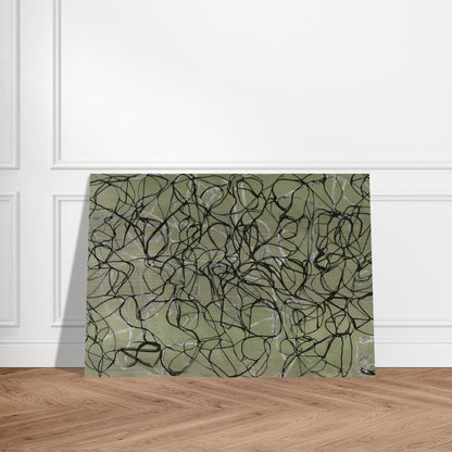 Bridge Study - 1991 - Brice Marden Brushed Aluminum Print - 70x100 cm / 28x40 inches | Brice Marden Aluminum Print | Brice Marden Prints