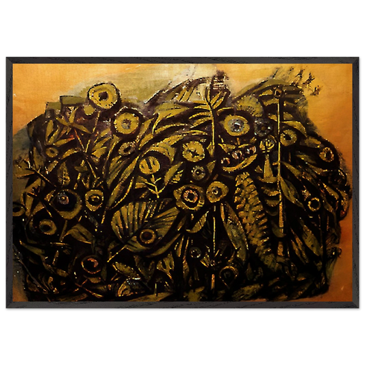 Untitled - 1945 N1 - Edward Corbett Framed Art Print – Black Wooden Frame - Default Title - -Framed Art Print