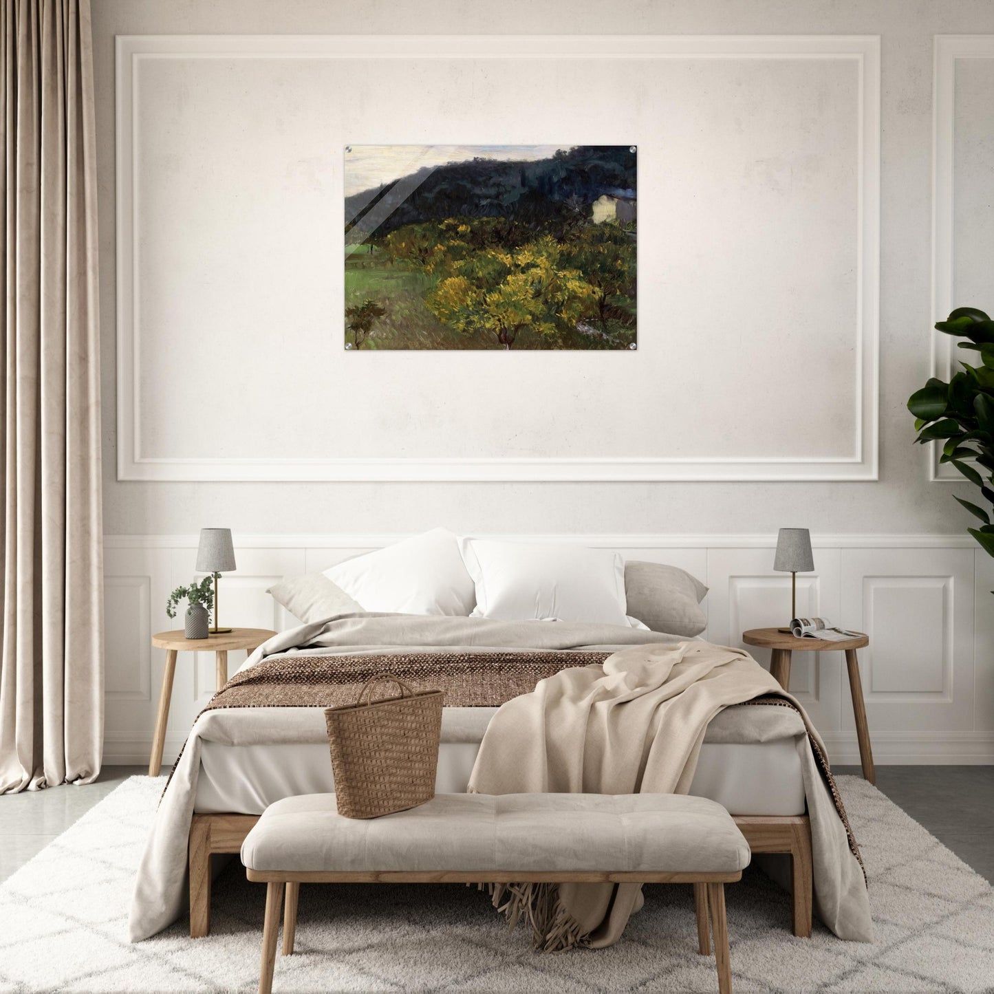 Landscape near Grasse - John Singer Sargent Acrylic Print - 70x100 cm / 28x40″ inches