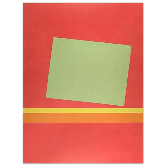 Theodoros Stamos - Homage to Milton Avery - Sun-Box III - 1969 Fine Art Poster - Default Title