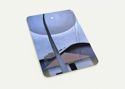 Little House with Flagpole By Georgia O'Keeffe Pack of 10 Post Cards | Georgia O'Keeffe Post Cards | A6 (10.5 x 14.8 cm) - 4.1 x 5.8 inches