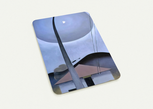 Little House with Flagpole By Georgia O'Keeffe Pack of 10 Post Cards | Georgia O'Keeffe Post Cards | A6 (10.5 x 14.8 cm) - 4.1 x 5.8 inches