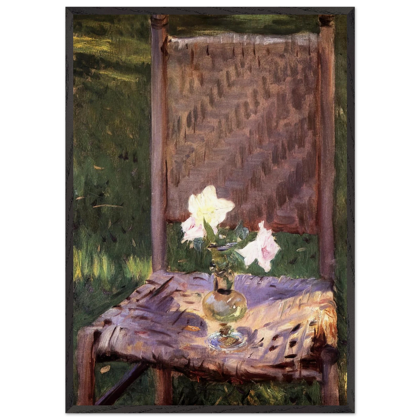 The Old Chair - John Singer Sargent Framed Art Print – Black Wooden Frame - Default Title - -Framed Art Print