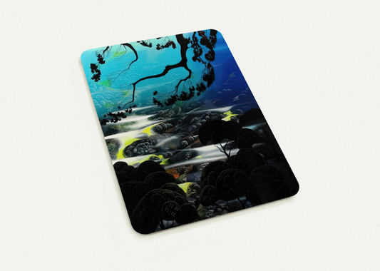 Days End By Eyvind Earle Pack of 10 Post Cards | Eyvind Earle Post Cards | A6 (10.5 x 14.8 cm) - 4.1 x 5.8 inches