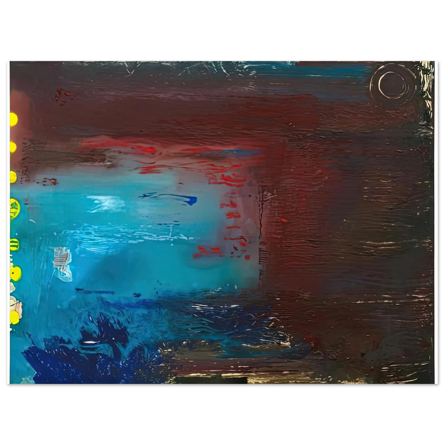Helen Frankenthaler - Borrowed Dream, 1992- Wall Art - 21x29.7 cm / 8x12" - Fine Art Poster - -