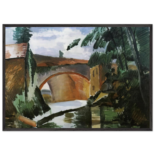 THE RIVER 1912 - Andre Derain Framed Art Print – Black Wooden Frame - Default Title - -Framed Art Print