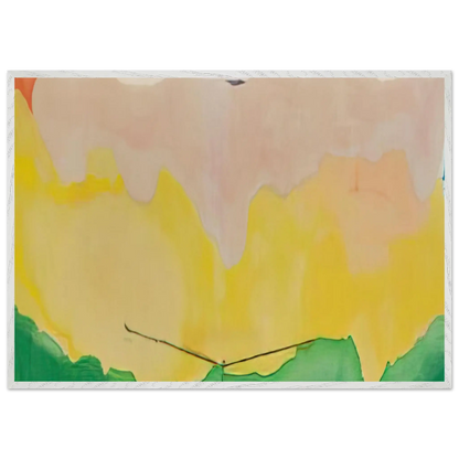 Helen Frankenthaler - Boulevard - 1973 Wall art - A1 (59.4 x 84.1  cm) - Premium Wooden Framed Poster With Fine Art Paper - Black frame