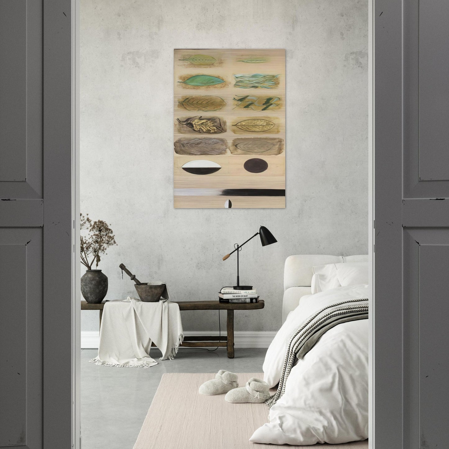 Life Cycle of a Leaf - Expressionism - Morris Graves Brushed Aluminum Print - 70x100 cm / 28x40 inches | Morris Graves Aluminum Print | Morris Graves Prints